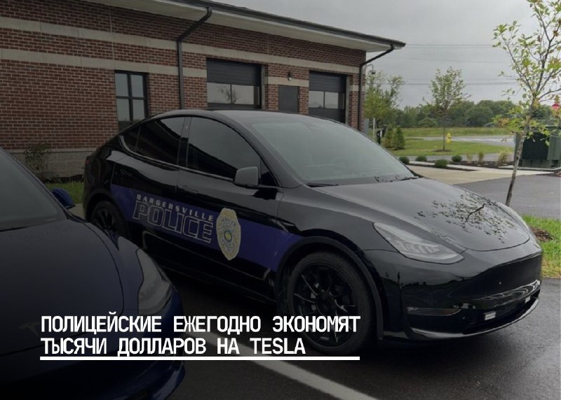 Эффективность Tesla в работе полиции: экономия средств и экология