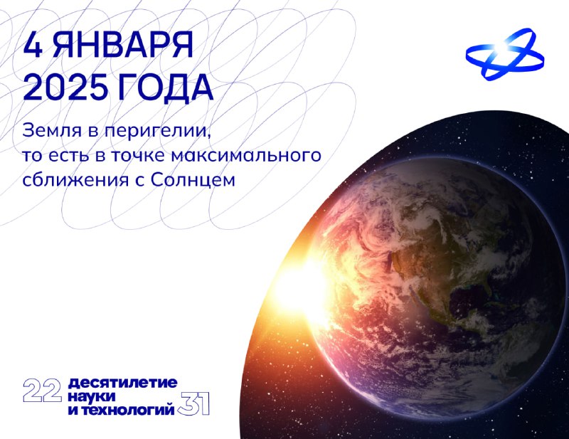 Земля достигнет перигелия: событие в 2025 году