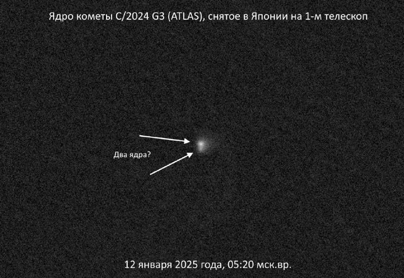 Комета C/2024 G3: новые снимки и интересные наблюдения