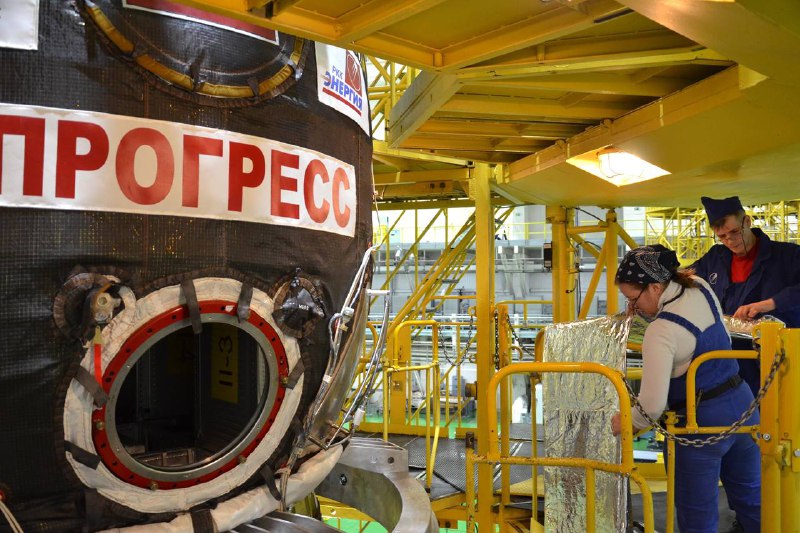 Предстартовые мероприятия для «Союза МС-27» и «Прогресса МС-30»