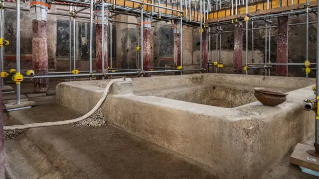 Роскошный СПА салон в Помпеях возрастом 2000 лет