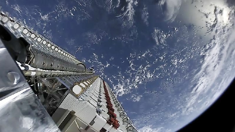 SpaceX: повышение частоты вывода спутников Starlink