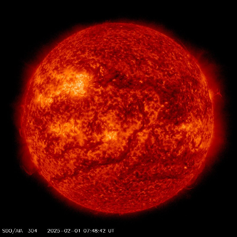 Корональная дыра на Солнце: новые снимки от SDO