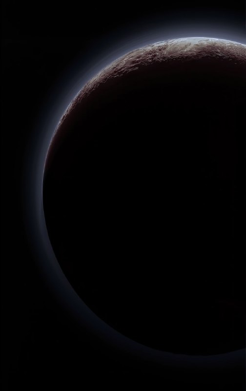 Фото ночной стороны Плутона