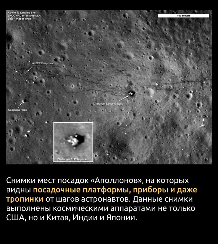 Доказательства высадки астронавтов на Луну