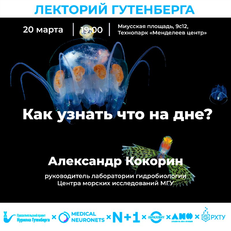 Погружение в морские глубины: лекторий в Москве