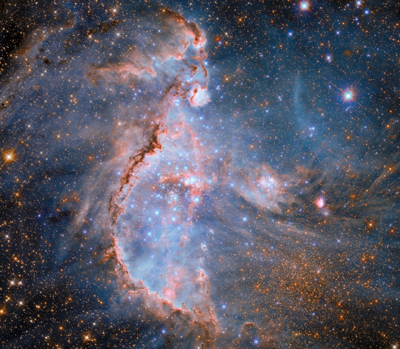 Космический телескоп «Хаббл» запечатлел звёздное скопление NGC 346