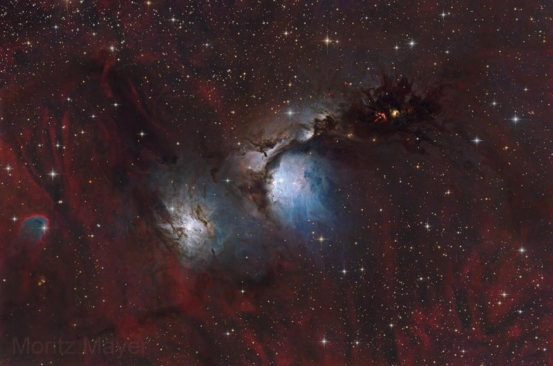 Отражательная туманность M78: красота космоса