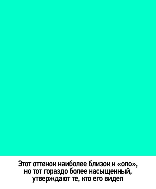 Учёные создали уникальный цвет «olo», невиданное ранее цветовое явление