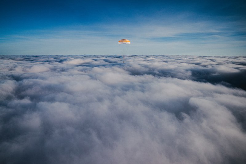Возвращение космонавтов с МКС: фото хорошие кадры посадки