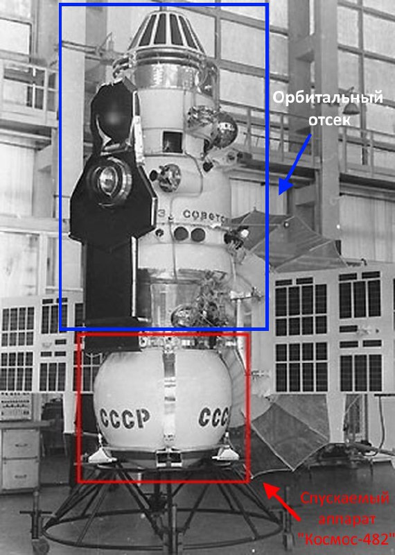 Когда ожидается падение спускаемой капсулы «Космос-482» на Землю