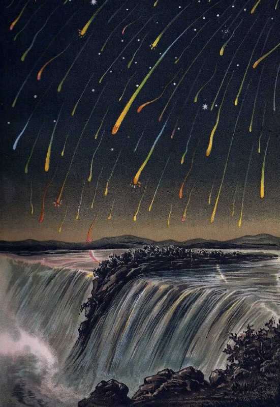 Исторический метеорный дождь 1833 года: яркое небесное явление