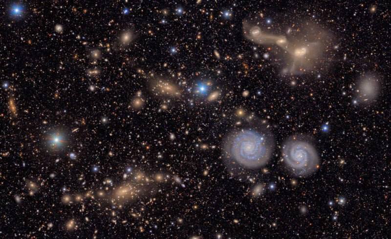 Первая серия снимков новой обсерватории Веры Рубин с помощью камеры LSST