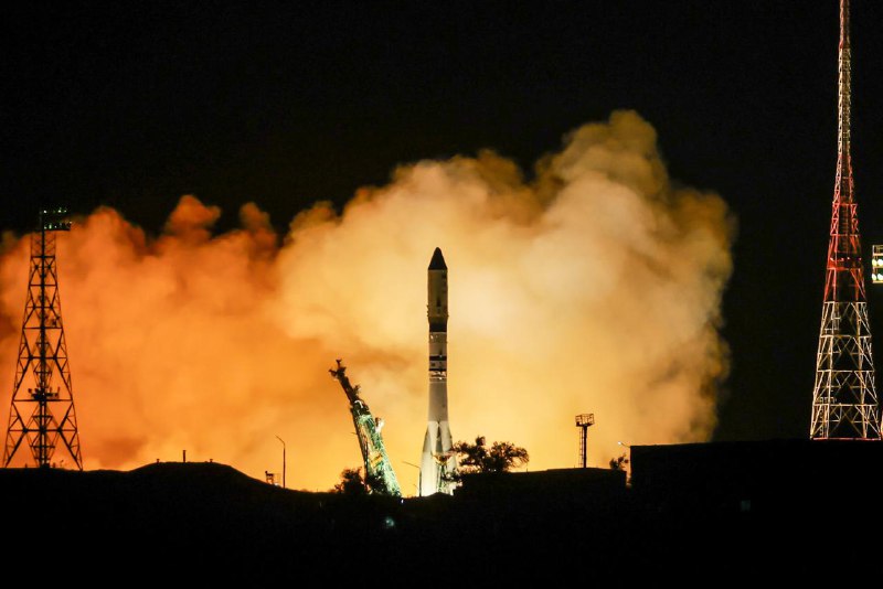 Запуск грузового корабля «Прогресс МС-31» с Байконура