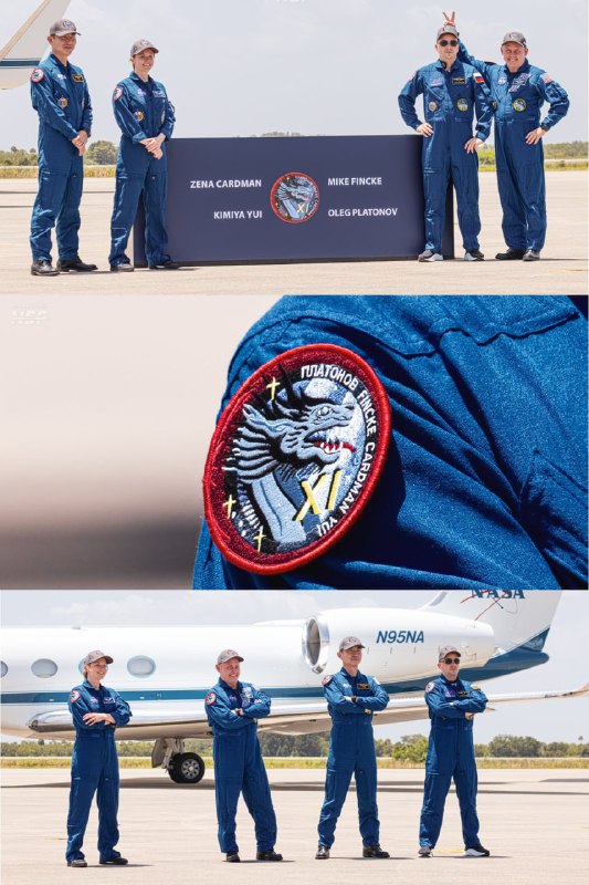 Космический экипаж Crew-11 прибыл на космический центр перед стартом