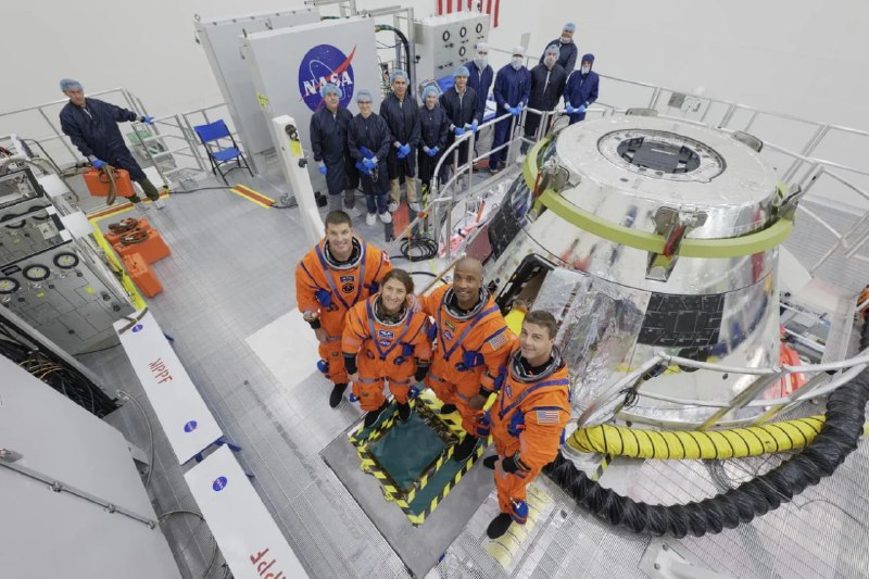 Экипаж миссии Artemis II прошёл подготовку к орбитальному полёту вокруг Луны